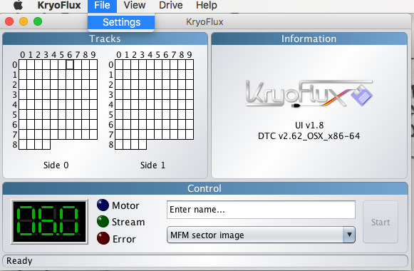 kryoflux settings